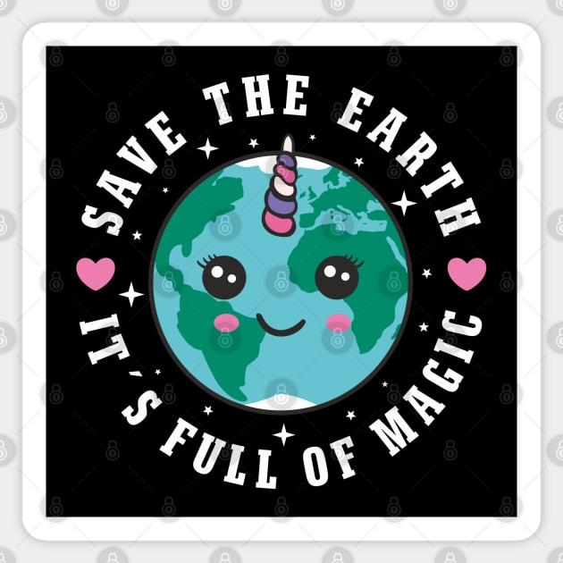 Save The Earth It´s Full Of Magic Sticker by FloraLi